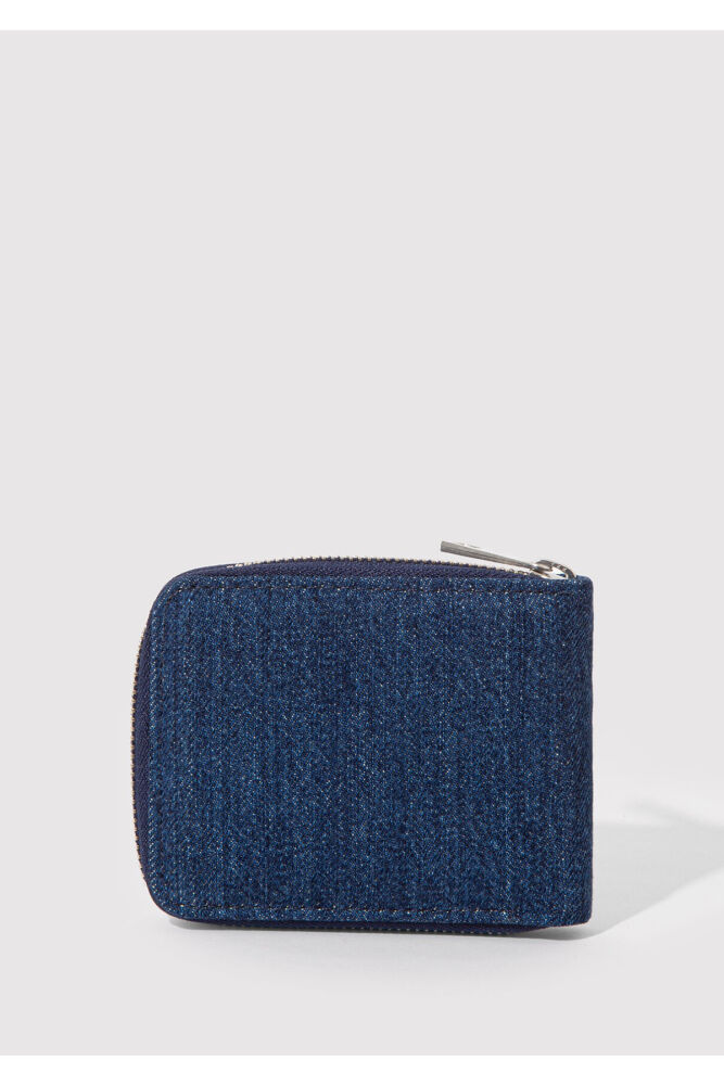 Mavi Fermuarlı Denim Kadın Cüzdan 1913340-83594 (1)