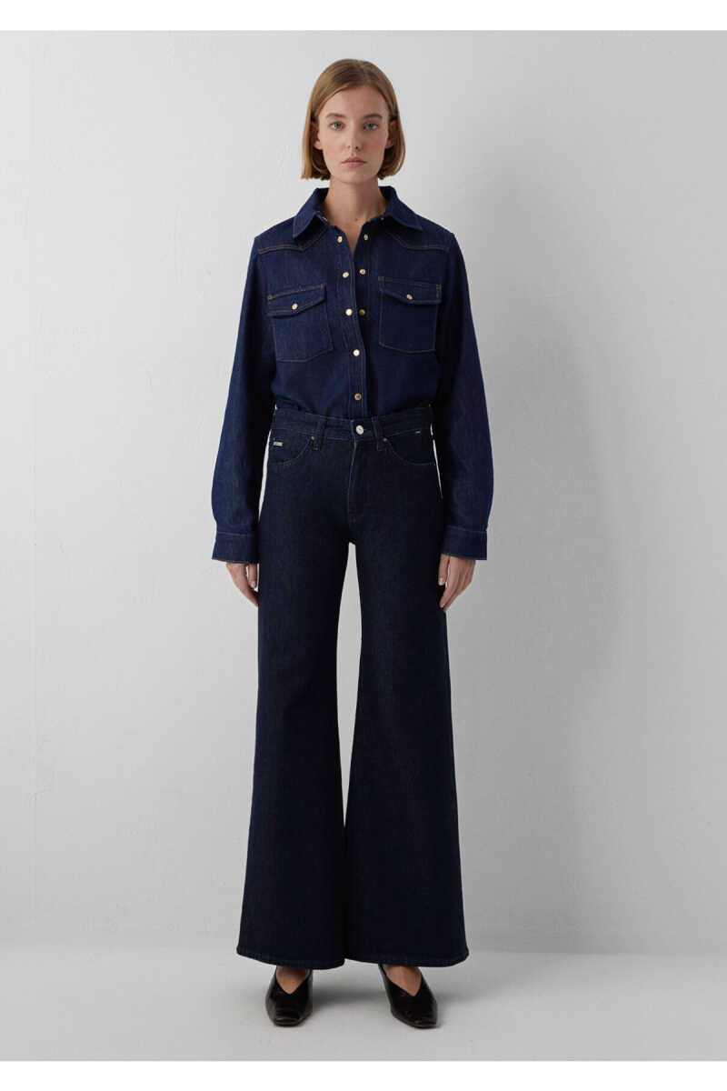 Mavi Flare Bootcut Normal Bel Denim Studio Rinse Kadın Jean Pantolon 1018584-A3808 - 3