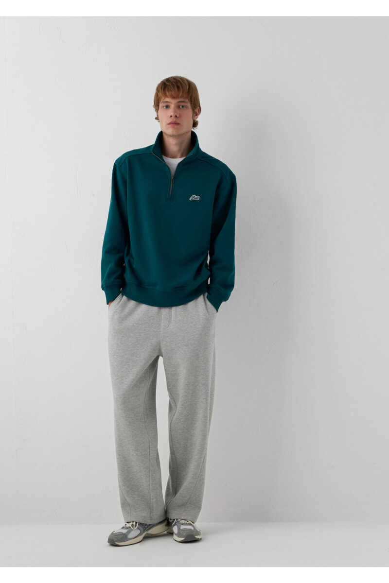 Mavi Gri Loose Fit Erkek Eşofman Altı 0024579-80196 - 2