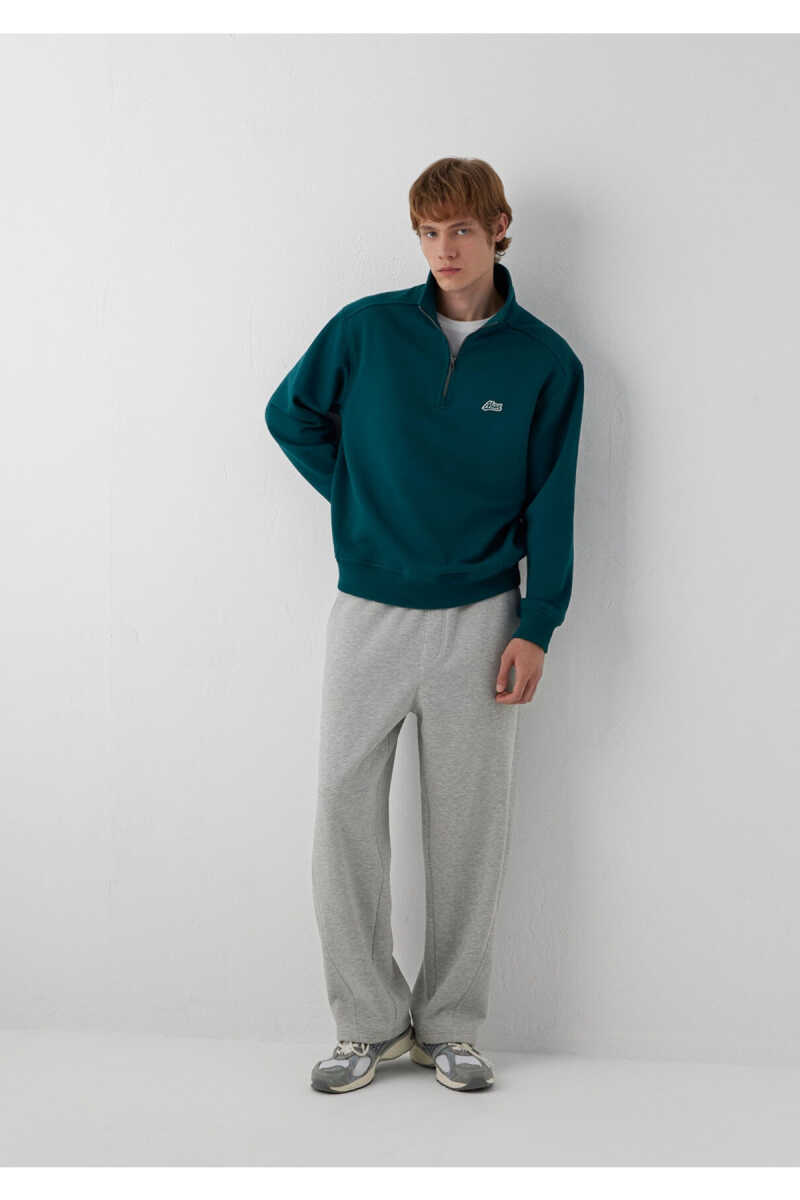 Mavi Gri Loose Fit Erkek Eşofman Altı 0024579-80196 - 3