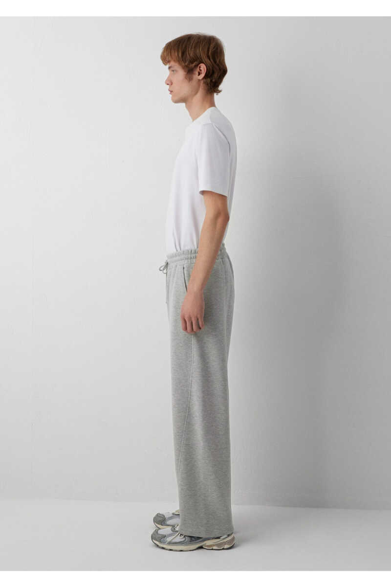 Mavi Gri Loose Fit Erkek Eşofman Altı 0024579-80196 - 5