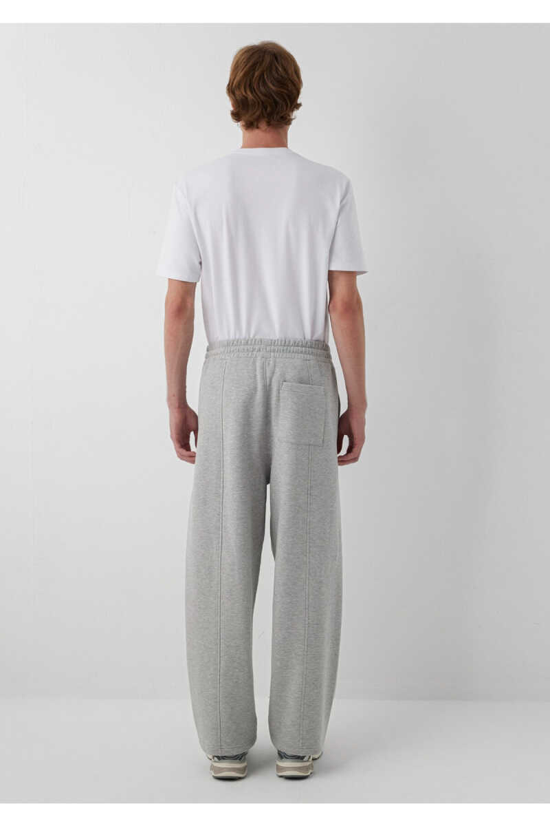 Mavi Gri Loose Fit Erkek Eşofman Altı 0024579-80196 - 6