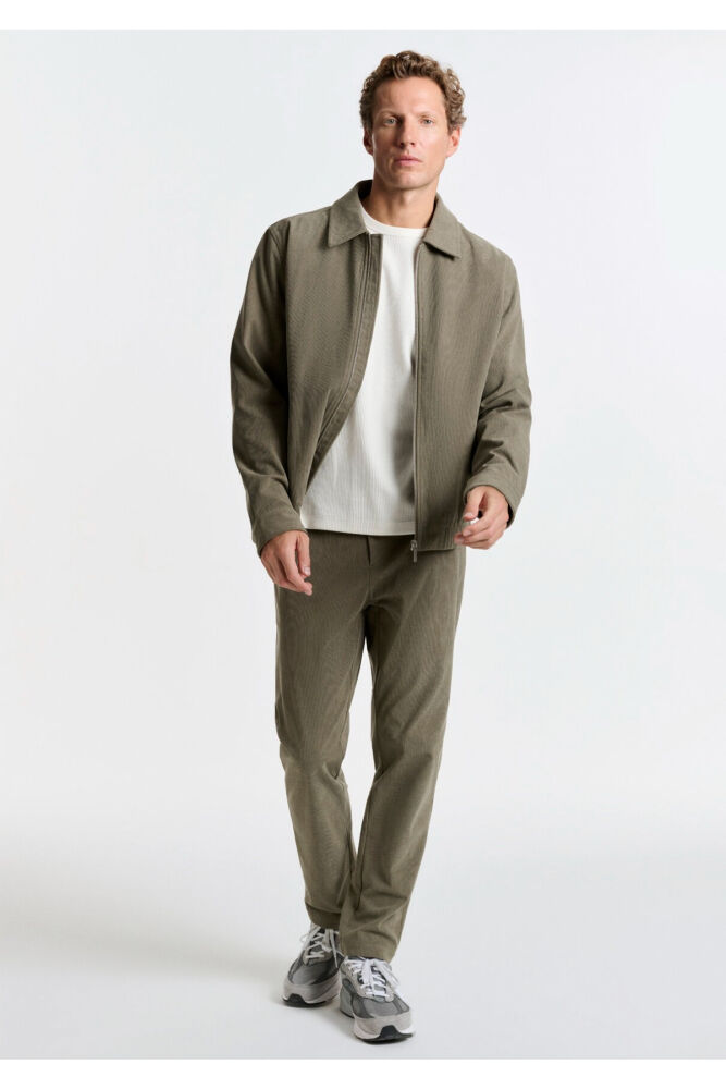 Mavi Haki Kadife Erkek Jogger Pantolon 0010632-86749 (1)