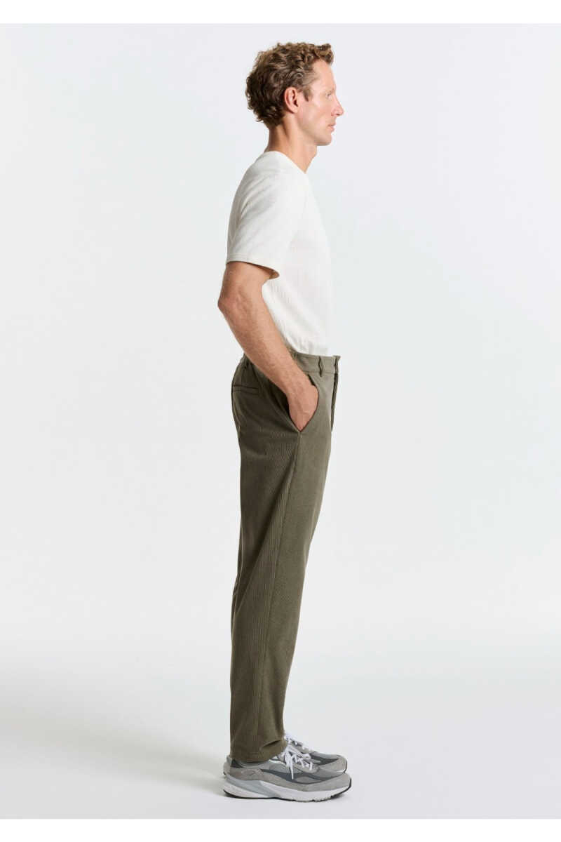 Mavi Haki Kadife Erkek Jogger Pantolon 0010632-86749 - 4