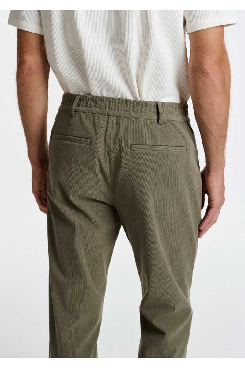 Mavi Haki Kadife Erkek Jogger Pantolon 0010632-86749 - 7