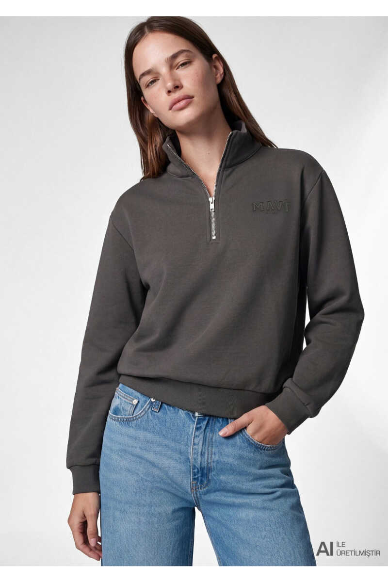 Mavi Haki Loose Fit Kadın Sweatshirt 1S10586-71553 - 1