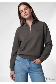 Mavi Haki Loose Fit Kadın Sweatshirt 1S10586-71553