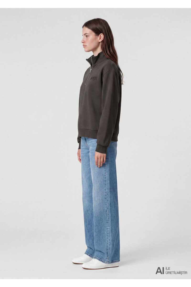 Mavi Haki Loose Fit Kadın Sweatshirt 1S10586-71553 - 3