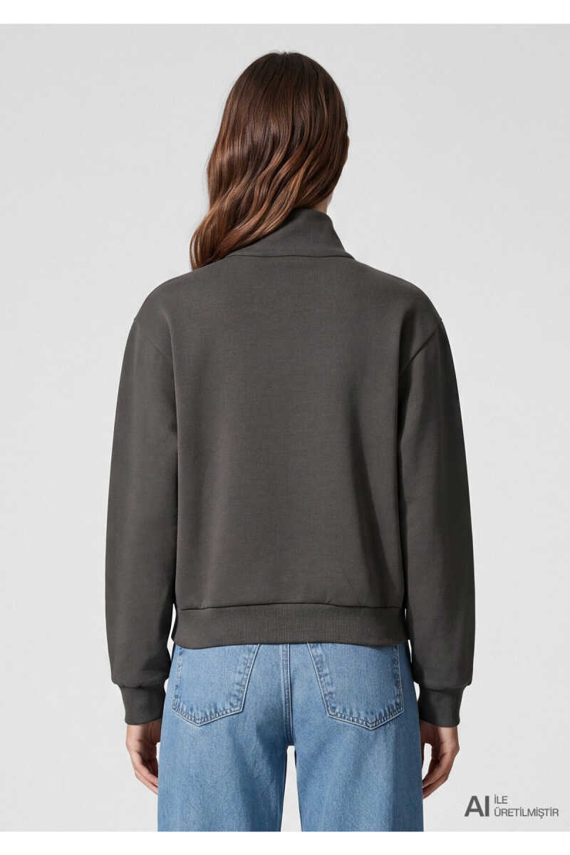 Mavi Haki Loose Fit Kadın Sweatshirt 1S10586-71553 - 4