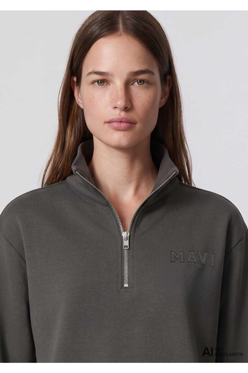 Mavi Haki Loose Fit Kadın Sweatshirt 1S10586-71553 - 7