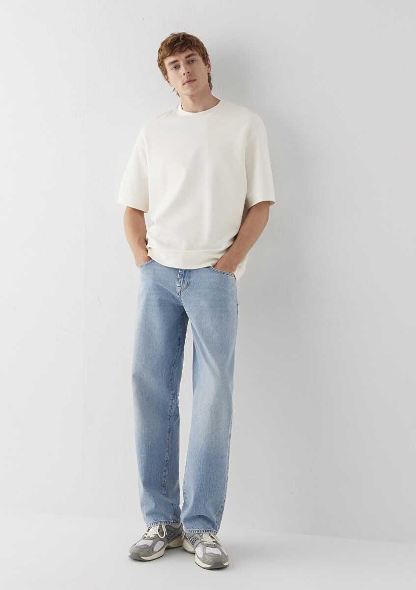 Mavi itte Street Açık Mavi Loose Fit Erkek Jean Pantolon 0010101-A3985 - 1