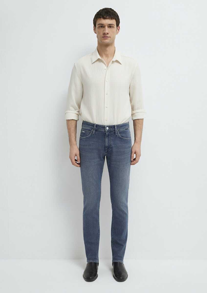 Mavi Jack Dark Cloudy Mavi Edition Erkek Jean Pantolon 00422A2984 - 4
