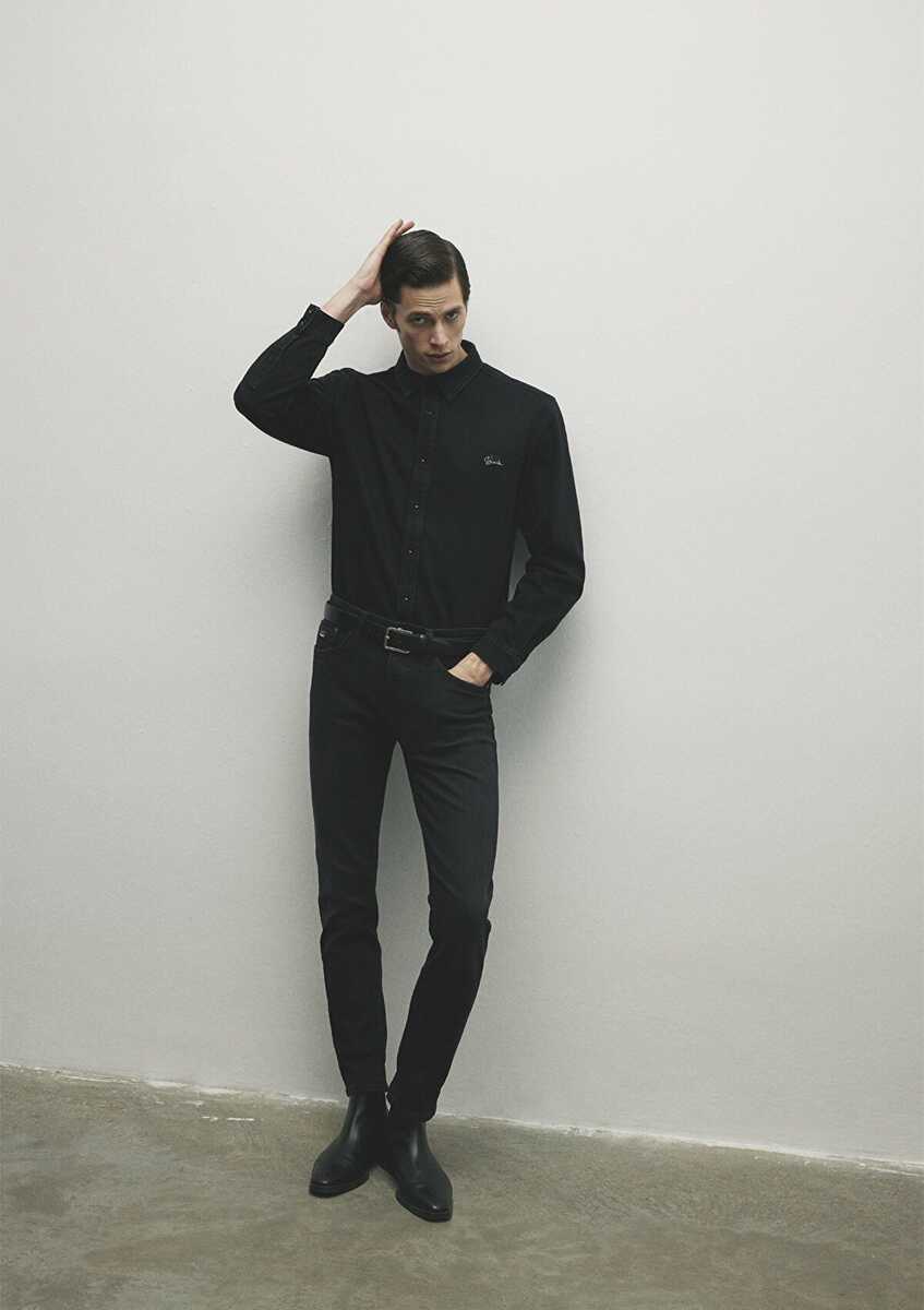 Mavi Jake Deep Smoke Lux Black Erkek Jean Pantolon 0042286544 - 1