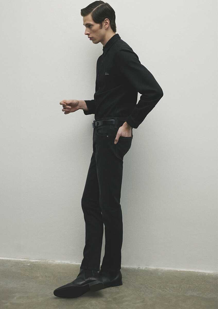 Mavi Jake Deep Smoke Lux Black Erkek Jean Pantolon 0042286544 - 2