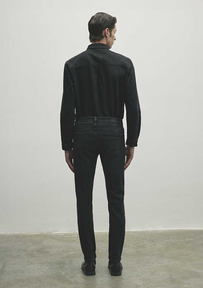 Mavi Jake Deep Smoke Lux Black Erkek Jean Pantolon 0042286544 - 5