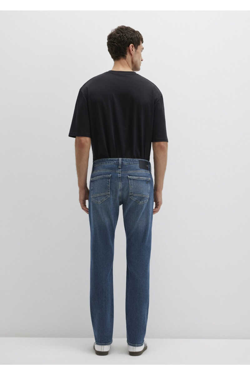 Mavi Jake Mavi Pro Indigo Puslu Comfort Skınny Fit Erkek Jean Pantolon 0042289336 - 6