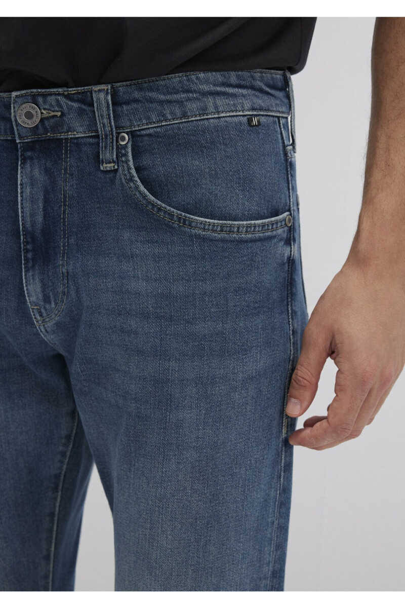 Mavi Jake Mavi Pro Indigo Puslu Comfort Skınny Fit Erkek Jean Pantolon 0042289336 - 7