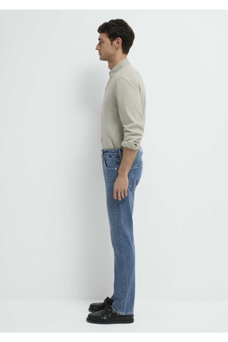Mavi Jake Mid Smokey Premium Blue Erkek Jean Pantolon 00422A1728 - 4