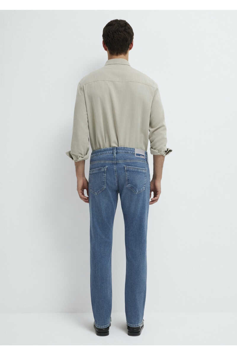 Mavi Jake Mid Smokey Premium Blue Erkek Jean Pantolon 00422A1728 - 5