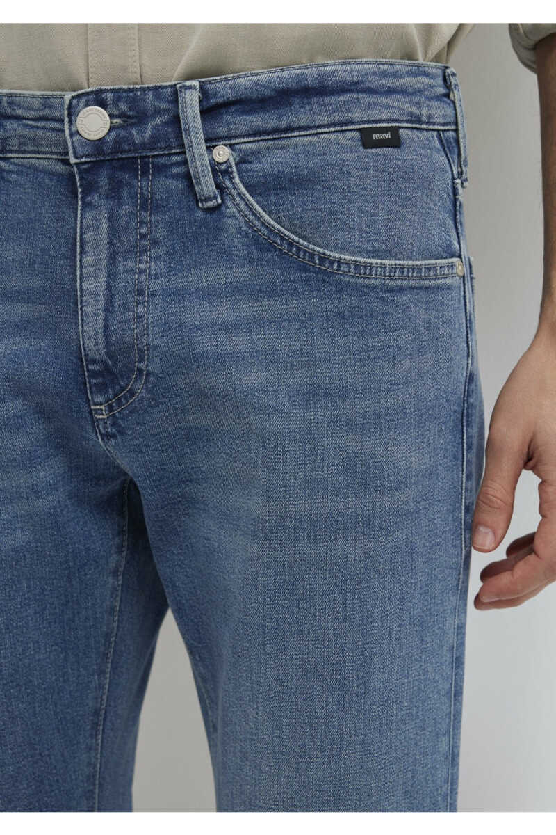 Mavi Jake Mid Smokey Premium Blue Erkek Jean Pantolon 00422A1728 - 6
