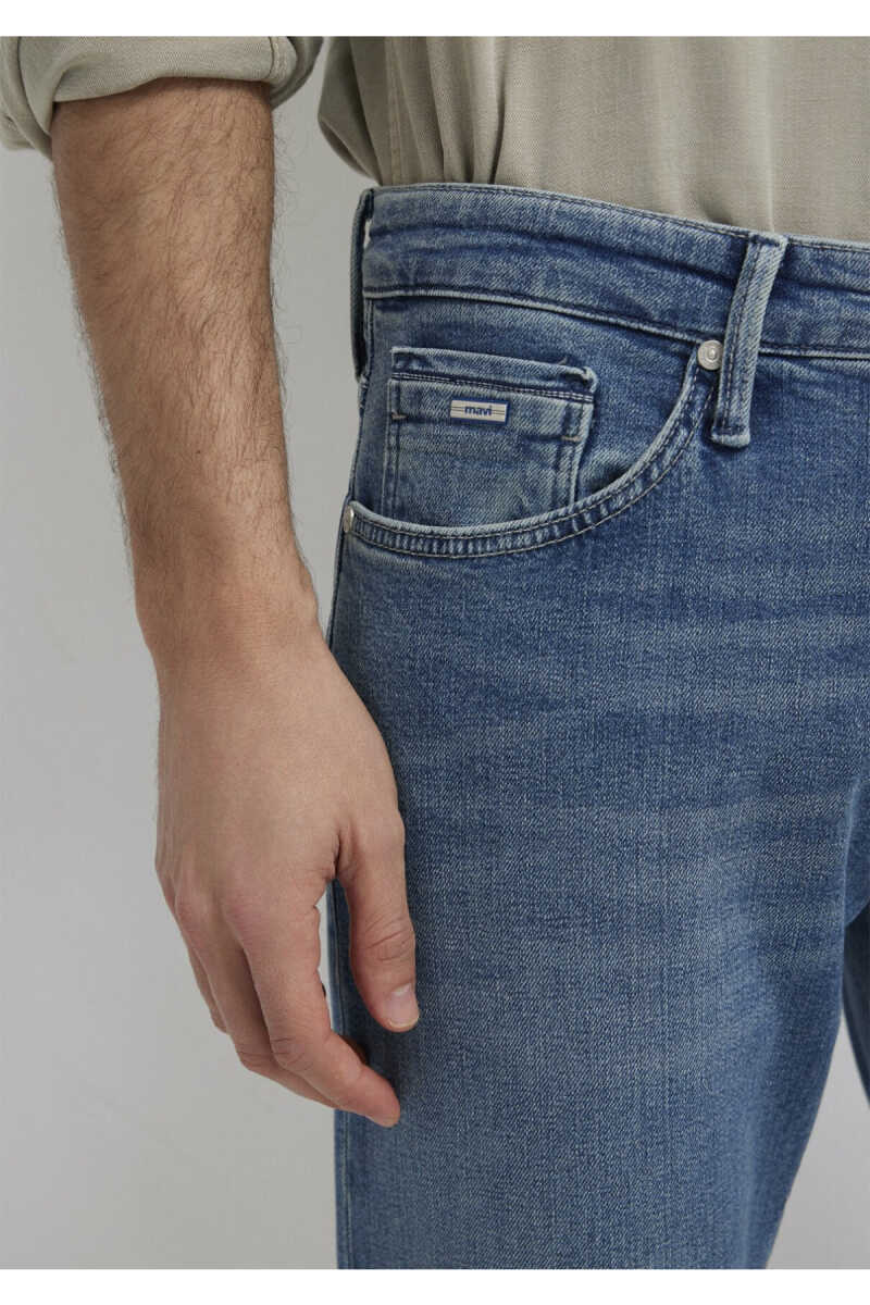 Mavi Jake Mid Smokey Premium Blue Erkek Jean Pantolon 00422A1728 - 7