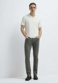 Mavi Jake Yeşil Gabardin Skinny Erkek Pantolon 00422A2940