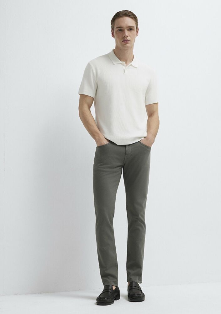 Mavi Jake Yeşil Gabardin Skinny Erkek Pantolon 00422A2940