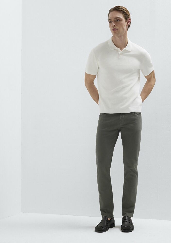 Mavi Jake Yeşil Gabardin Skinny Erkek Pantolon 00422A2940 (1)