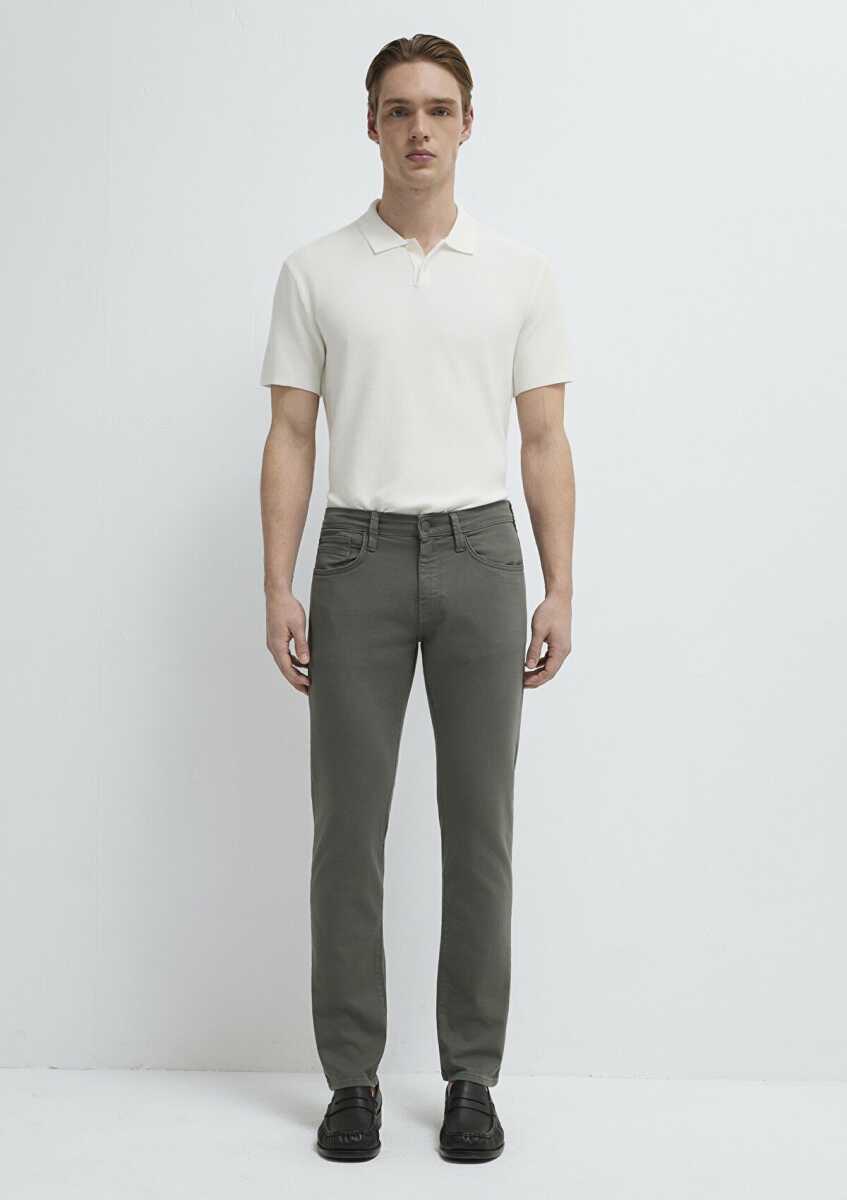 Mavi Jake Yeşil Gabardin Skinny Erkek Pantolon 00422A2940 - 3