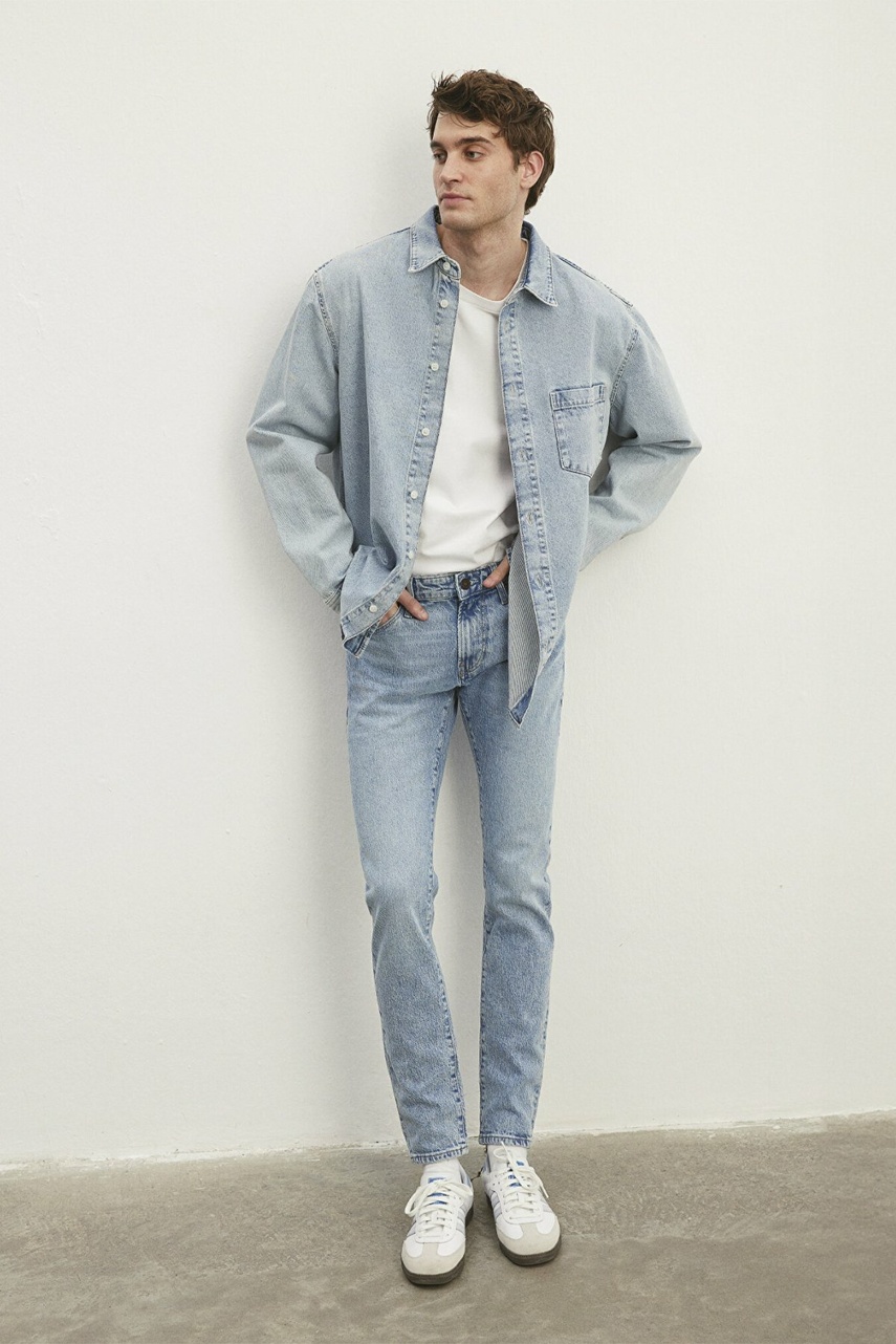 Mavi James Lt Used Classic Denim Erkek Jean Pantolon 0042486407 (1)