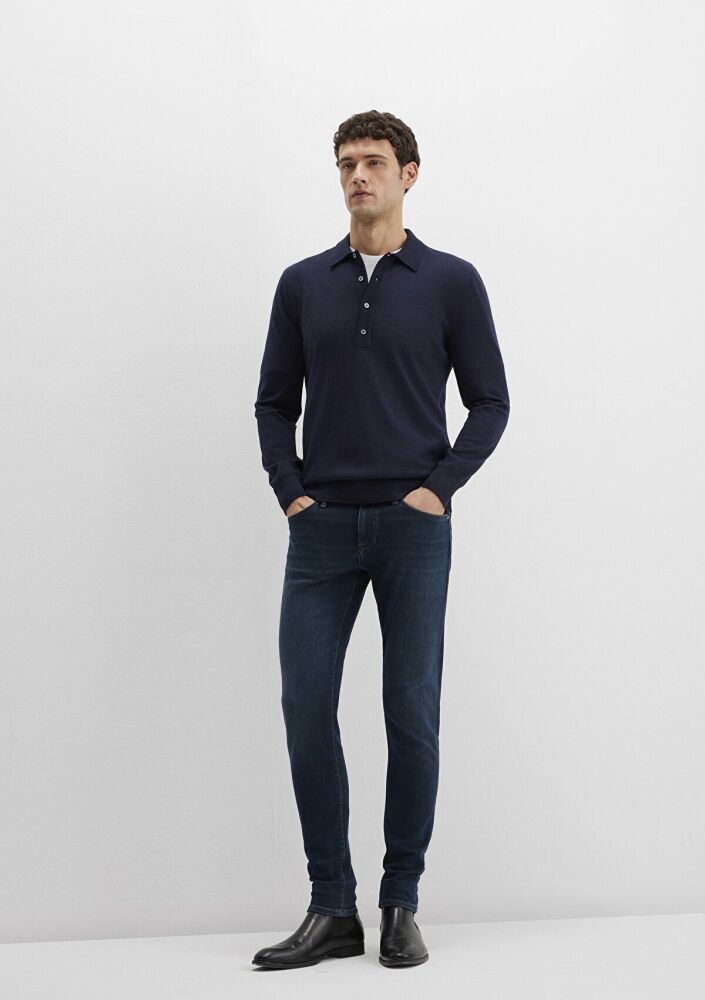 Mavi James Lux Black Puslu Koyu Mavi Erkek Jean Pantolon 0042490825
