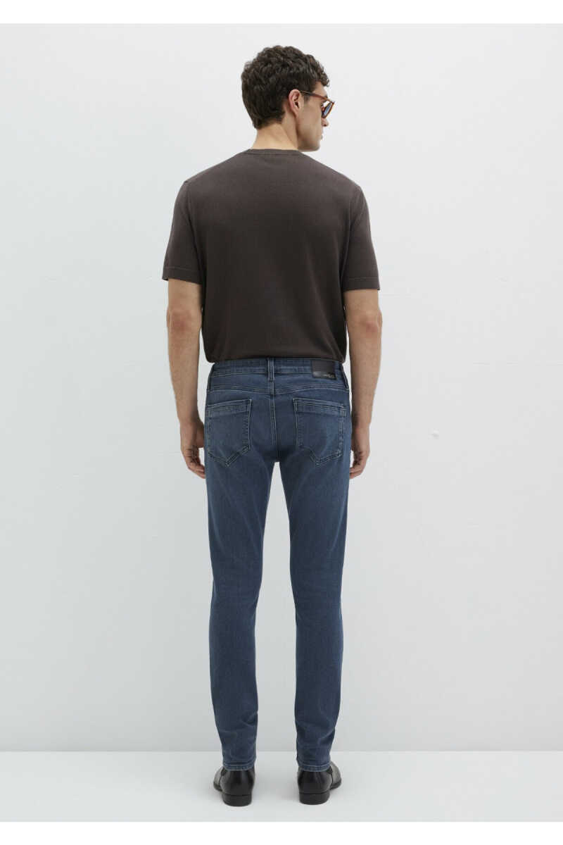 Mavi James Mavi Black Puslu Mürekkep Mavi Skinny Normal Bel Dar Paça Erkek Jean Pantolon 0042490667 - 4