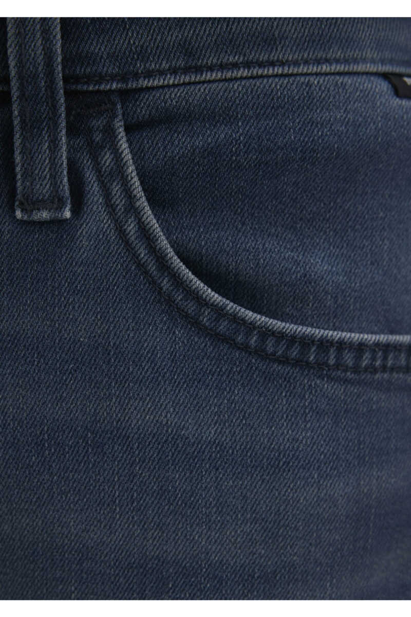 Mavi James Mavi Black Puslu Mürekkep Mavi Skinny Normal Bel Dar Paça Erkek Jean Pantolon 0042490667 - 8