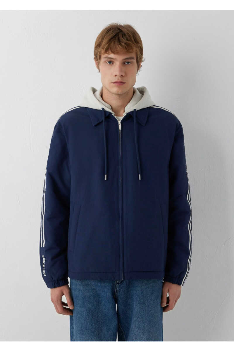 Mavi Jeans Baskılı Kapüşonlu Loose Fit Erkek Ceket 0110623-70497 - 4