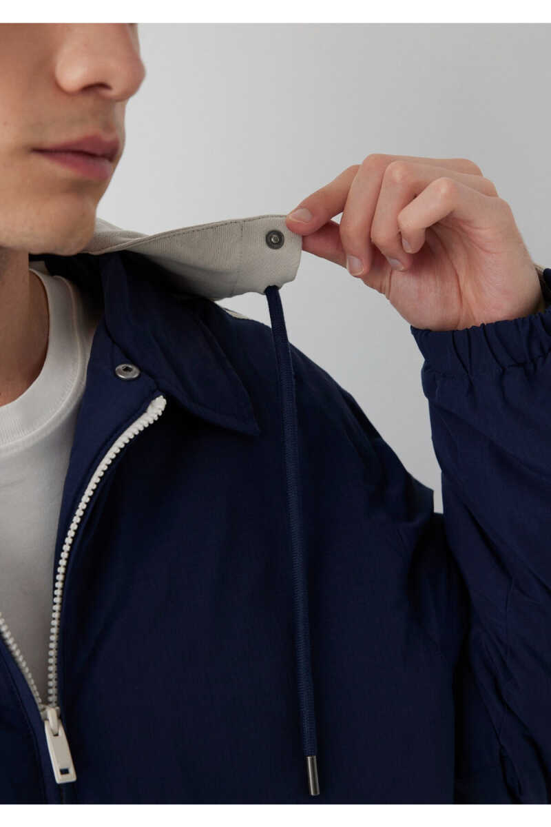 Mavi Jeans Baskılı Kapüşonlu Loose Fit Erkek Ceket 0110623-70497 - 8