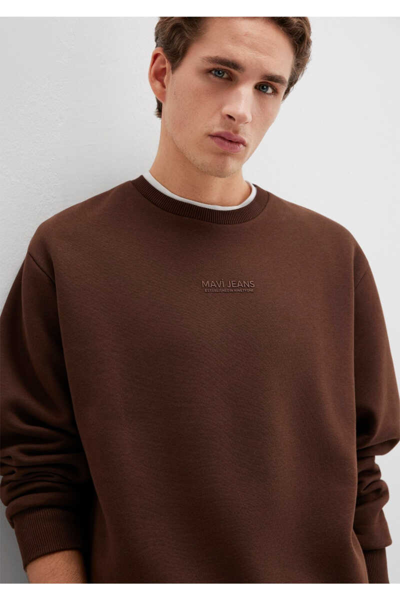 Mavi Jeans Bisiklet Yaka Erkek Sweat 0S10586-88067 - 1
