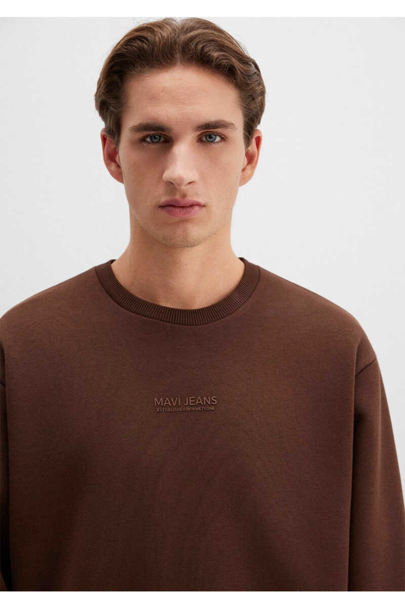 Mavi Jeans Bisiklet Yaka Erkek Sweat 0S10586-88067 - 5
