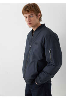 Mavi Jeans Lacivert Loose Fit Erkek Bomber Ceket 0110878-70499