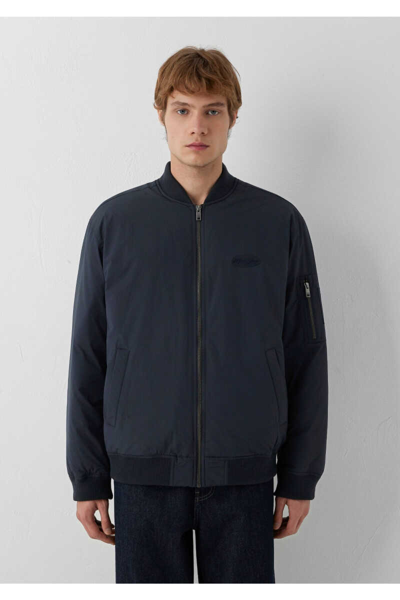 Mavi Jeans Lacivert Loose Fit Erkek Bomber Ceket 0110878-70499 - 4