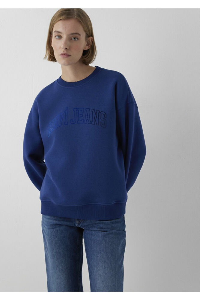 Mavi Jeans Lacivert Loose Fit Kadın Sweatshirt 1S20131-70722 (1)