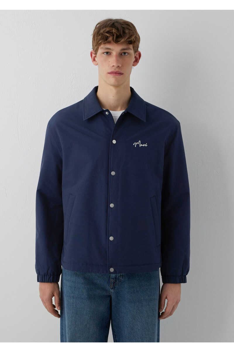 Mavi Jeans Nakışlı Lacivert Loose Fit Erkek Ceket 0110875-82318 - 3