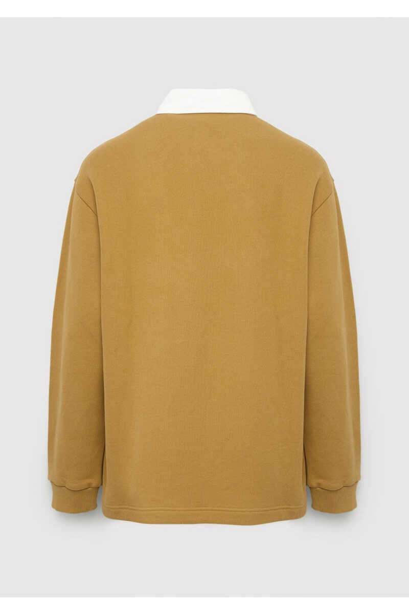 Mavi Jeans Sarı Loose Fit Erkek Polo Sweatshirt 0S20014-70274 - 7