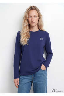 Mavi Jeans Uzun Kollu Regular Fit Lacivert Kadın Sweat 1620079-70722