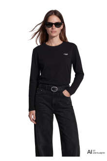 Mavi Jeans Uzun Kollu Siyah Sweat 1620079-900