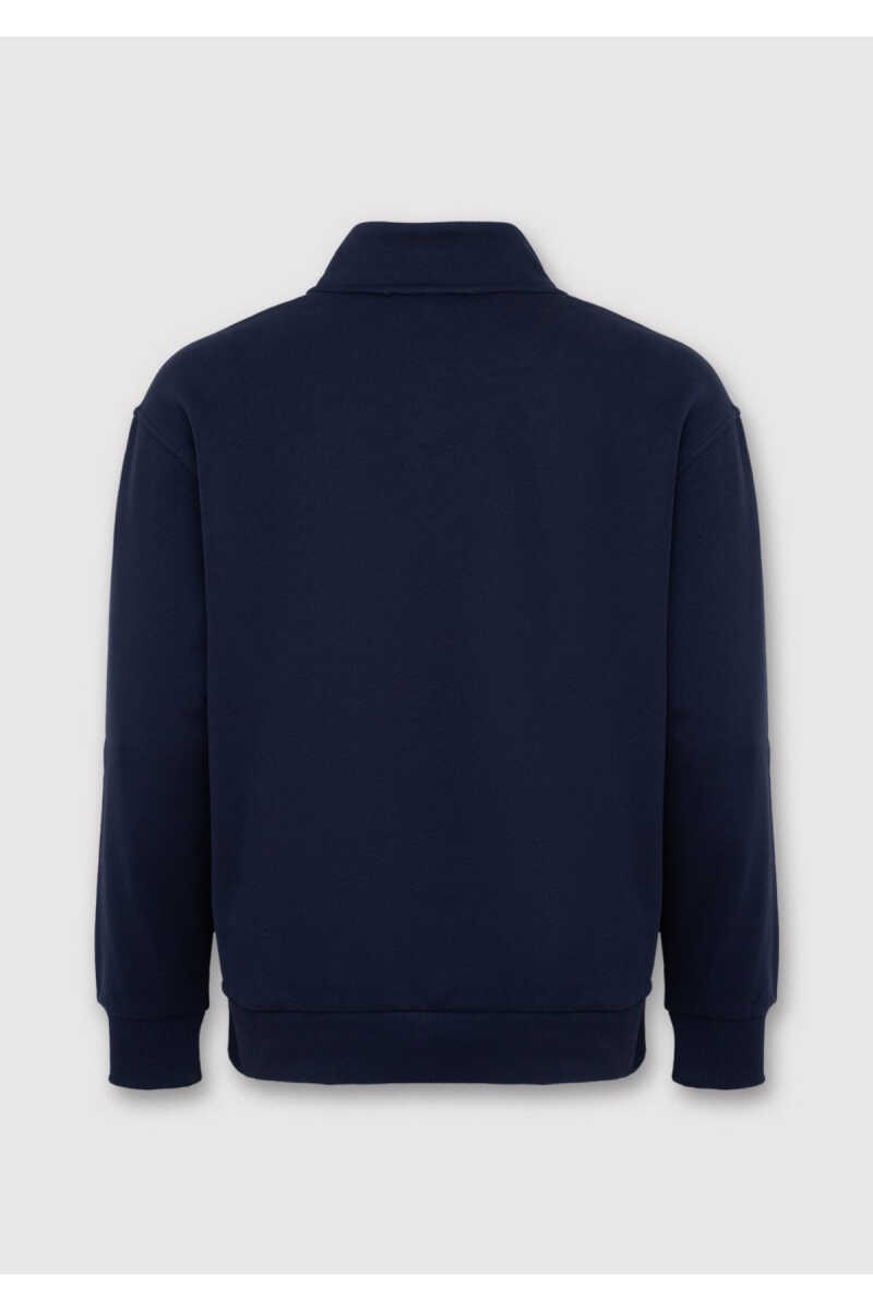 Mavi Jeans Yarı Fermuarlı Lacivert Loose Fit Erkek Sweatshirt 0S20113-86415 - 7