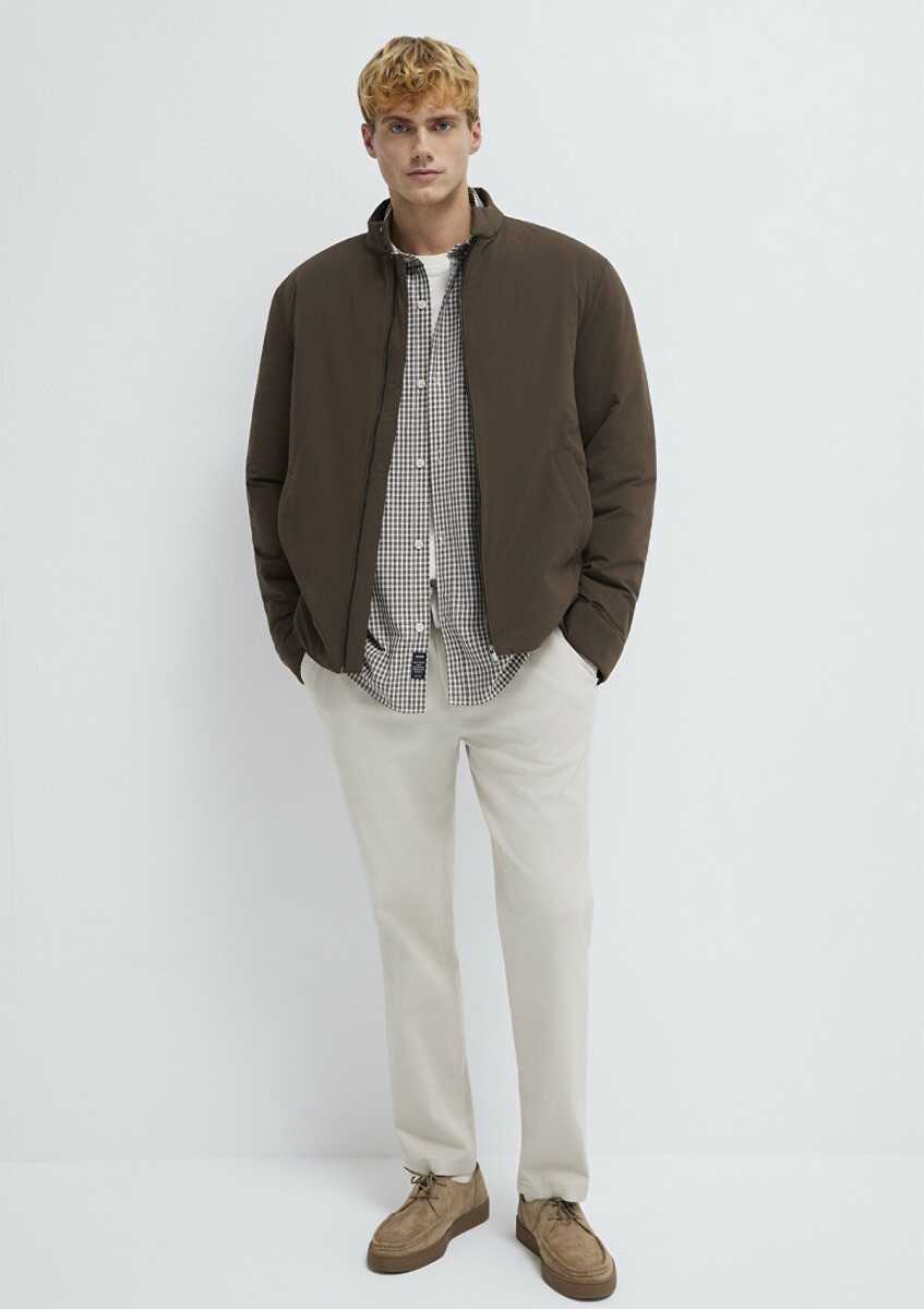 Mavi Kahverengi Bomber Regular Fit Erkek Ceket 0110761-71541 - 1