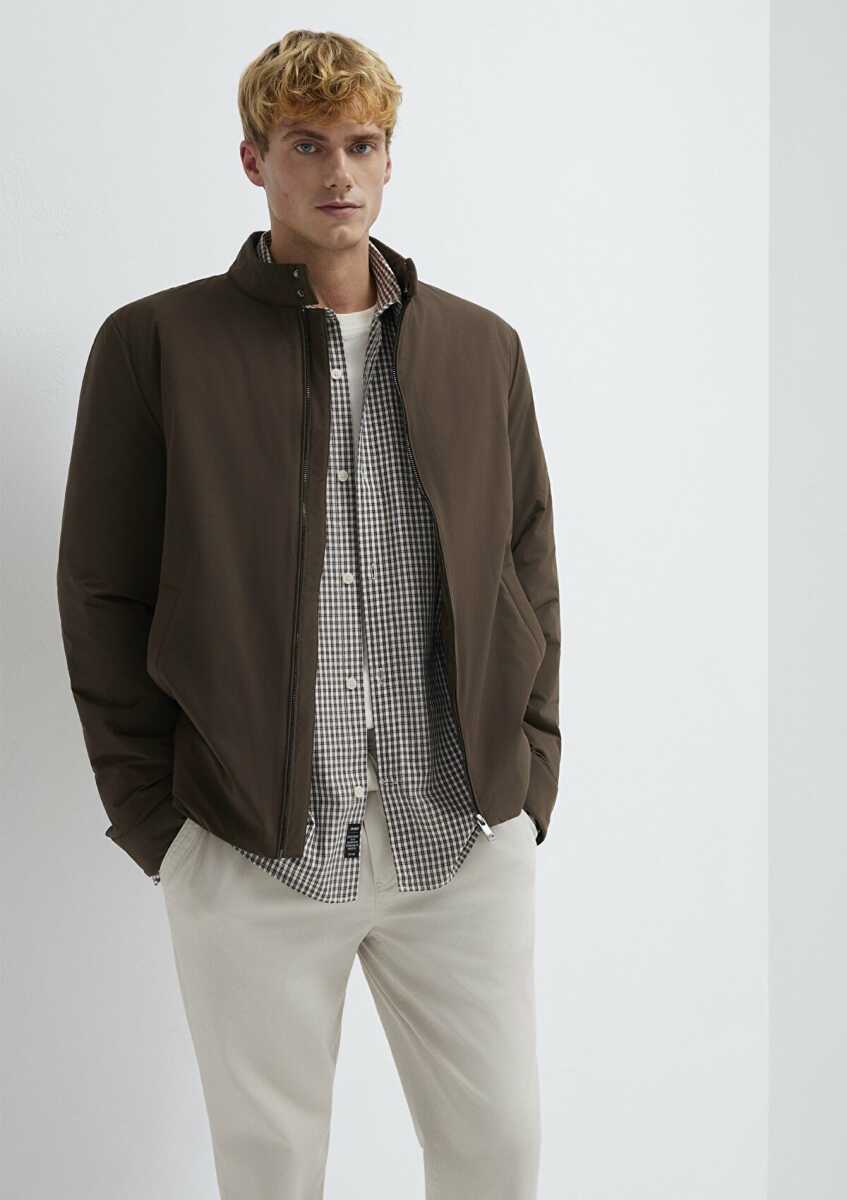 Mavi Kahverengi Bomber Regular Fit Erkek Ceket 0110761-71541 - 2