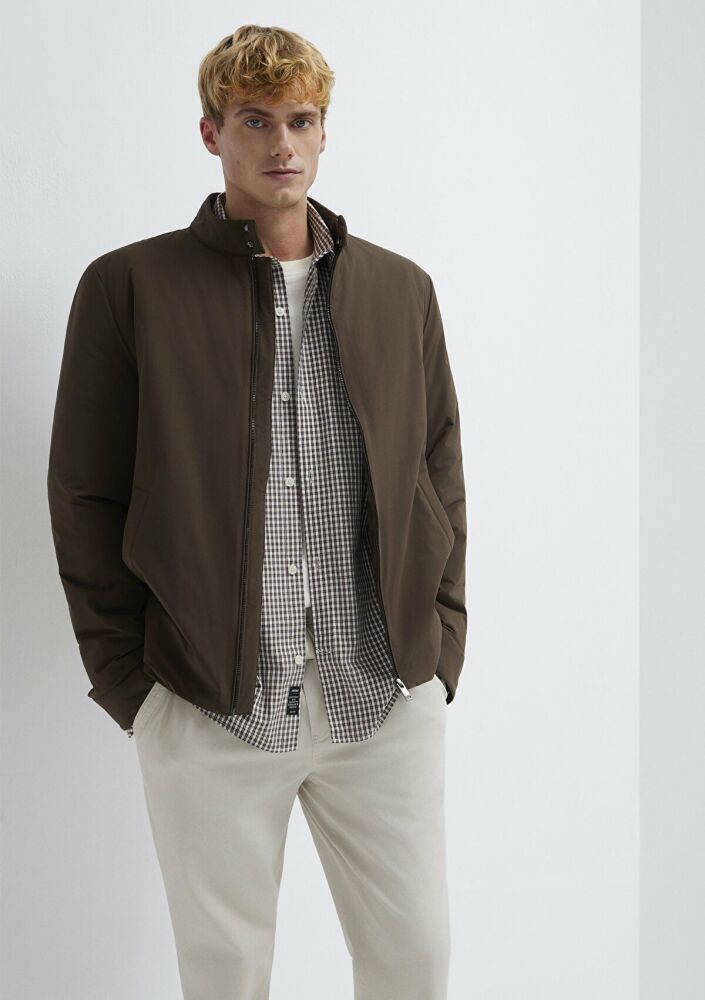 Mavi Kahverengi Bomber Regular Fit Erkek Ceket 0110761-71541 (1)