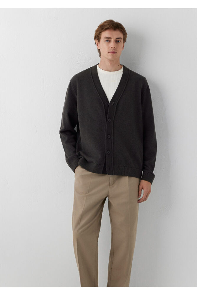 Mavi Kahverengi Loose Fit Erkek Hırka 0710457-70219