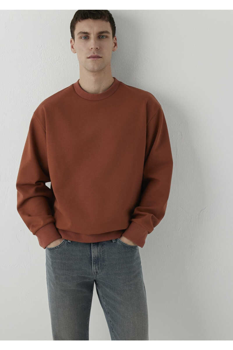 Mavi Kahverengi Loose Fit Erkek Sweatshirt 0S20147-70315 - 1
